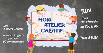 Animation Mon atelier créatif Galerie Saint-Médard