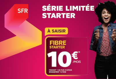 Bon plans SFR la fibre starter