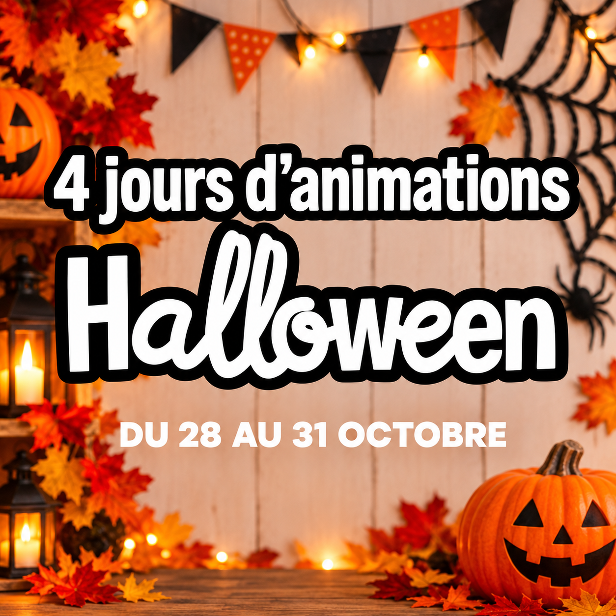 4 jours d’animations Halloween du 28 au 31 octobre à la Galerie Saint-Médard